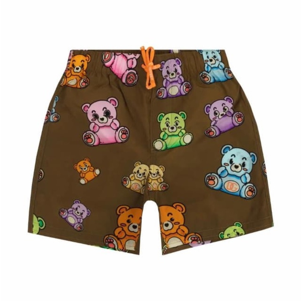DOLCE & GABBANA | Green Teddy Bear Swim Trunks | Size 12-18 mo.